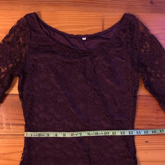 Bundle of Red Purple Black Bodycon Dresses, EUC, M - Picture 5 of 16